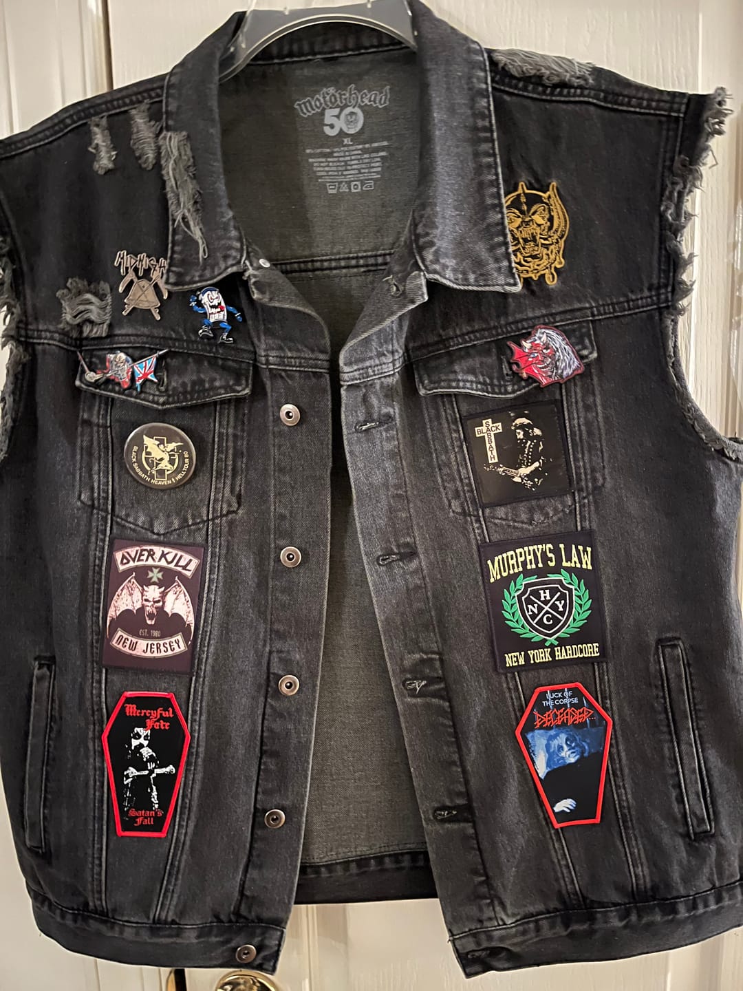 Customer photo review of Iron Maiden - Purgatory - Pin