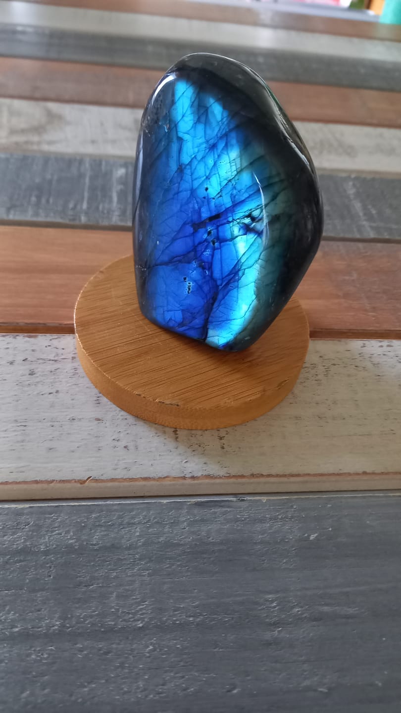 Customer photo review of Labradorite Bleue Flash, Forme libre