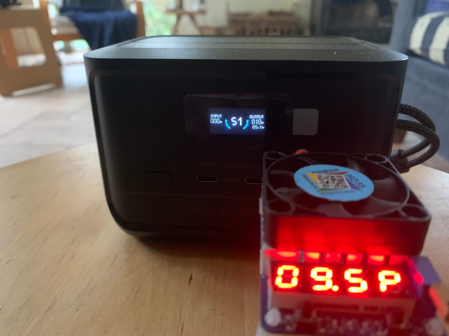 Customer photo review of ALLPOWERS SOLAX P100 DC Portable Power Station | 128W 99.2Wh