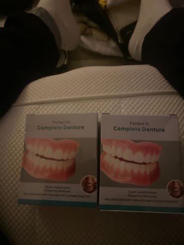Customer photo review of 🦷  Fit Full Functional DenturesMake you more confident-Made in the USA & FDA-Certified