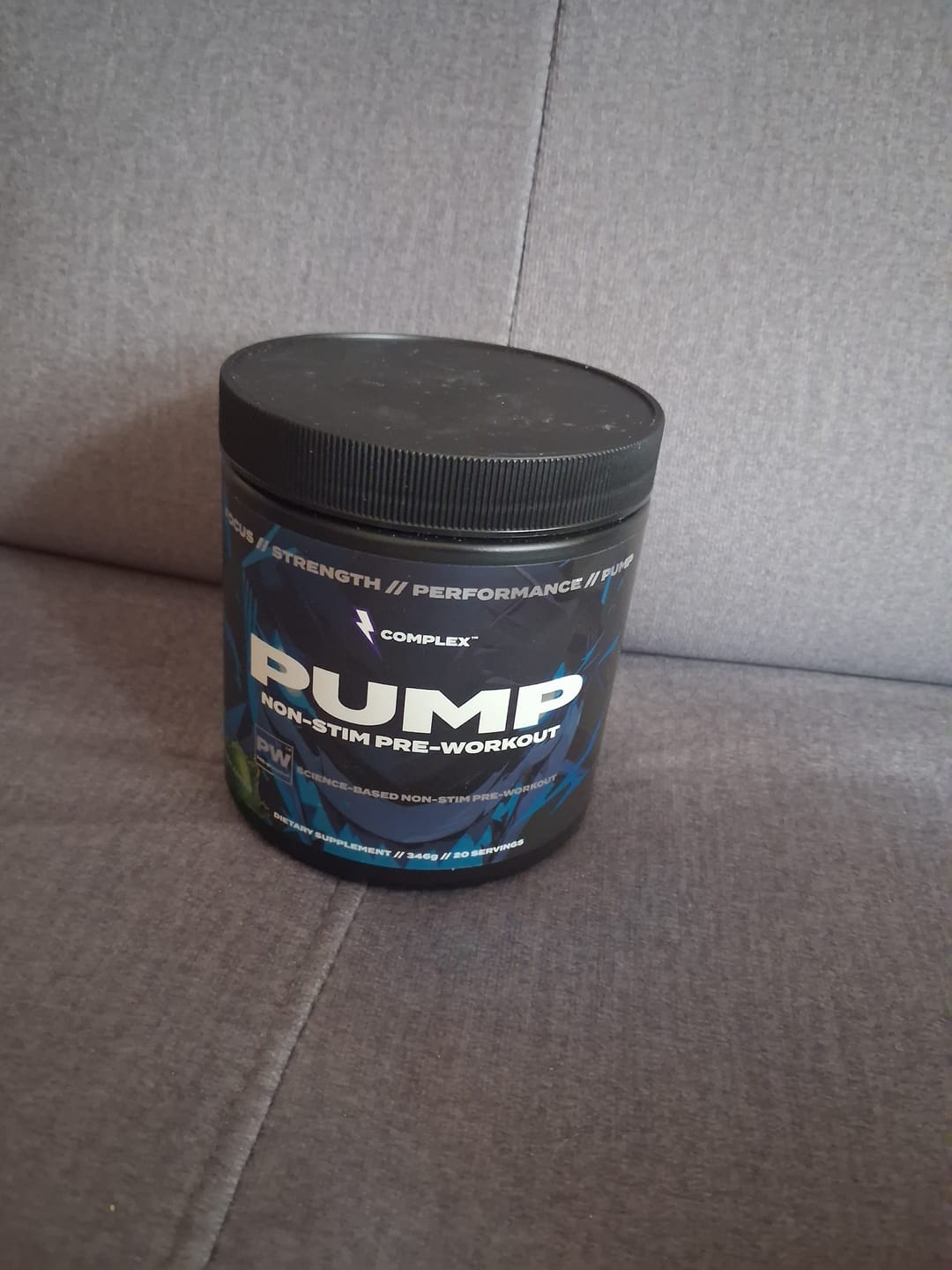 Customer photo review of Pump Non-Stim Pre-workout