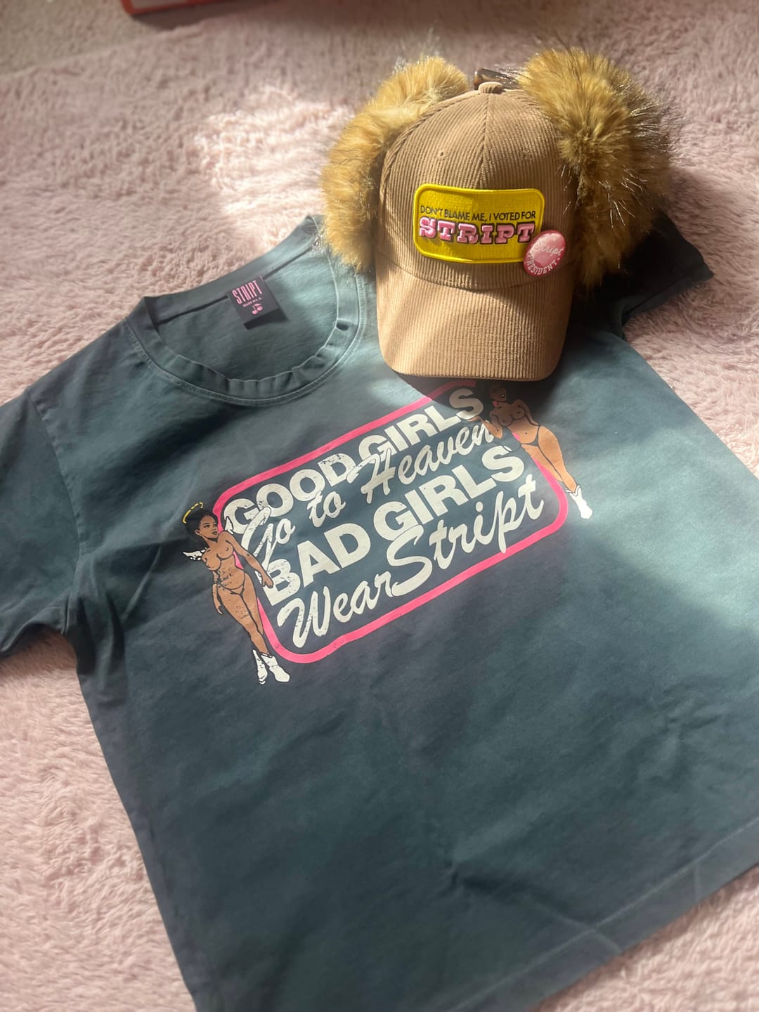 Customer photo review of GOOD GIRLS VINTAGE TEE