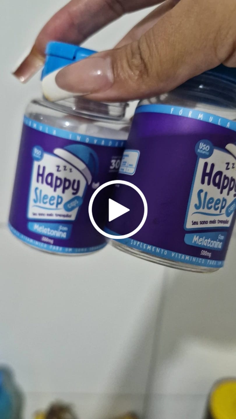 Customer video review of Melatonina Happy Sleep 2 Potes