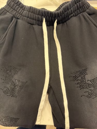 Customer photo review of RHINESTONE LOGO SWEATS