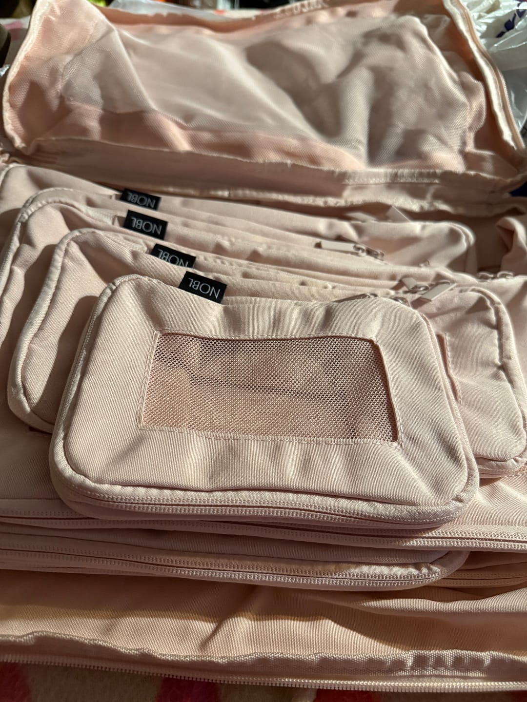 Customer photo review of Compressible Packing Cubes (6 Pieces)