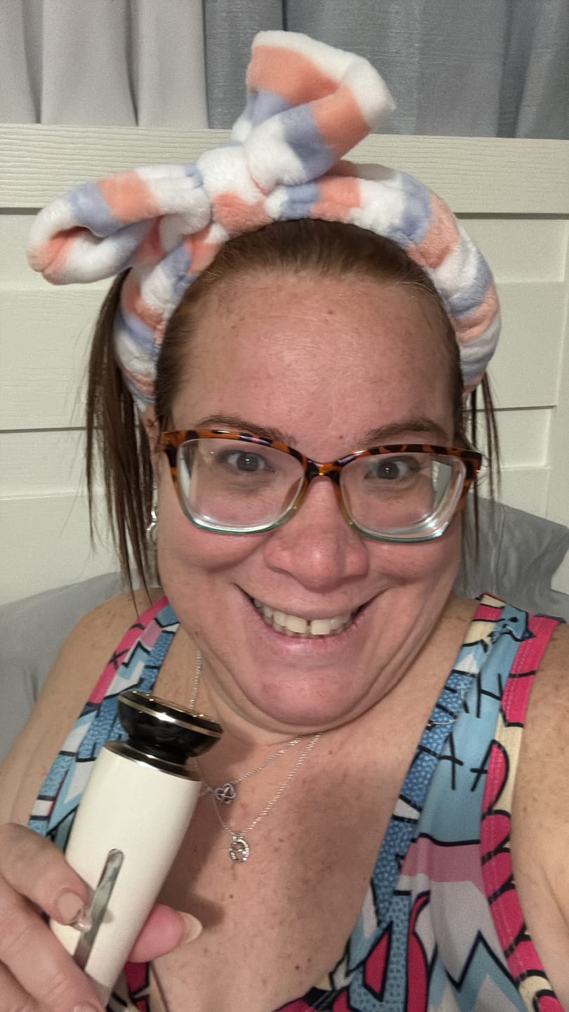 Customer photo review of INIA FLARE Microcurrent Facial Device