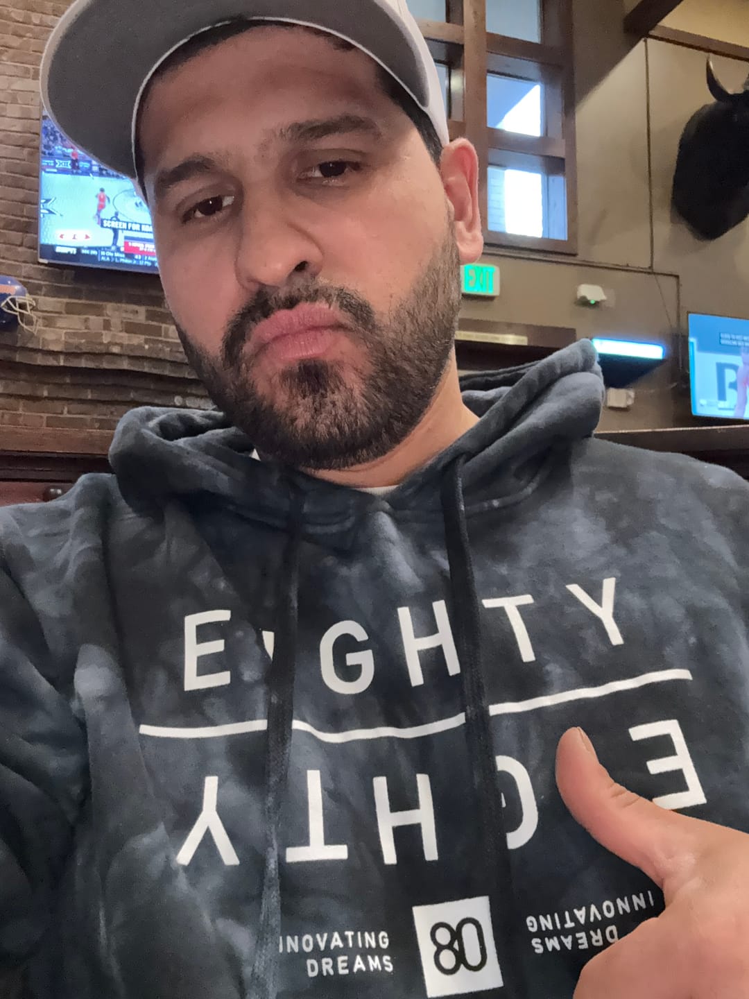 Customer photo review of 80Eighty® TieDye Mirror Hoodie