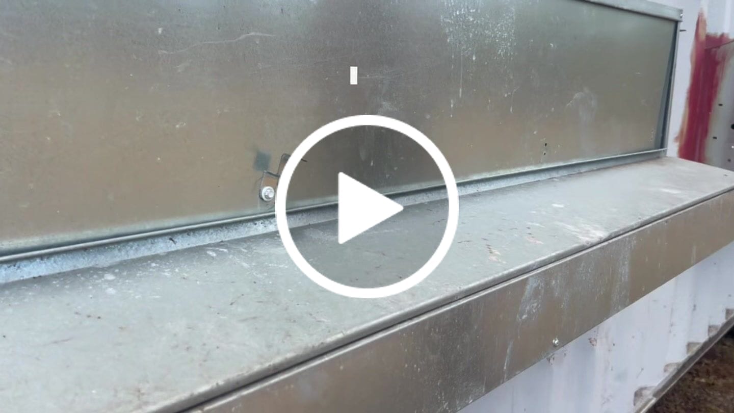 Customer video review of X-Large (72") Reversible Roll-out Nest Box (Up to 75 Hens)