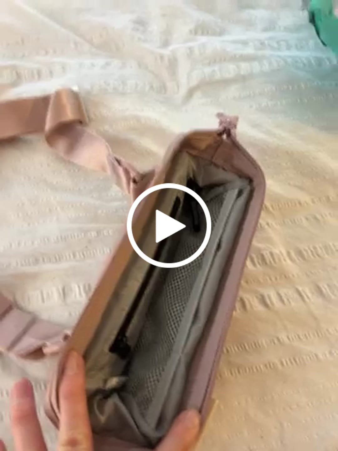 Customer video review of Cascade Crossbody Bag