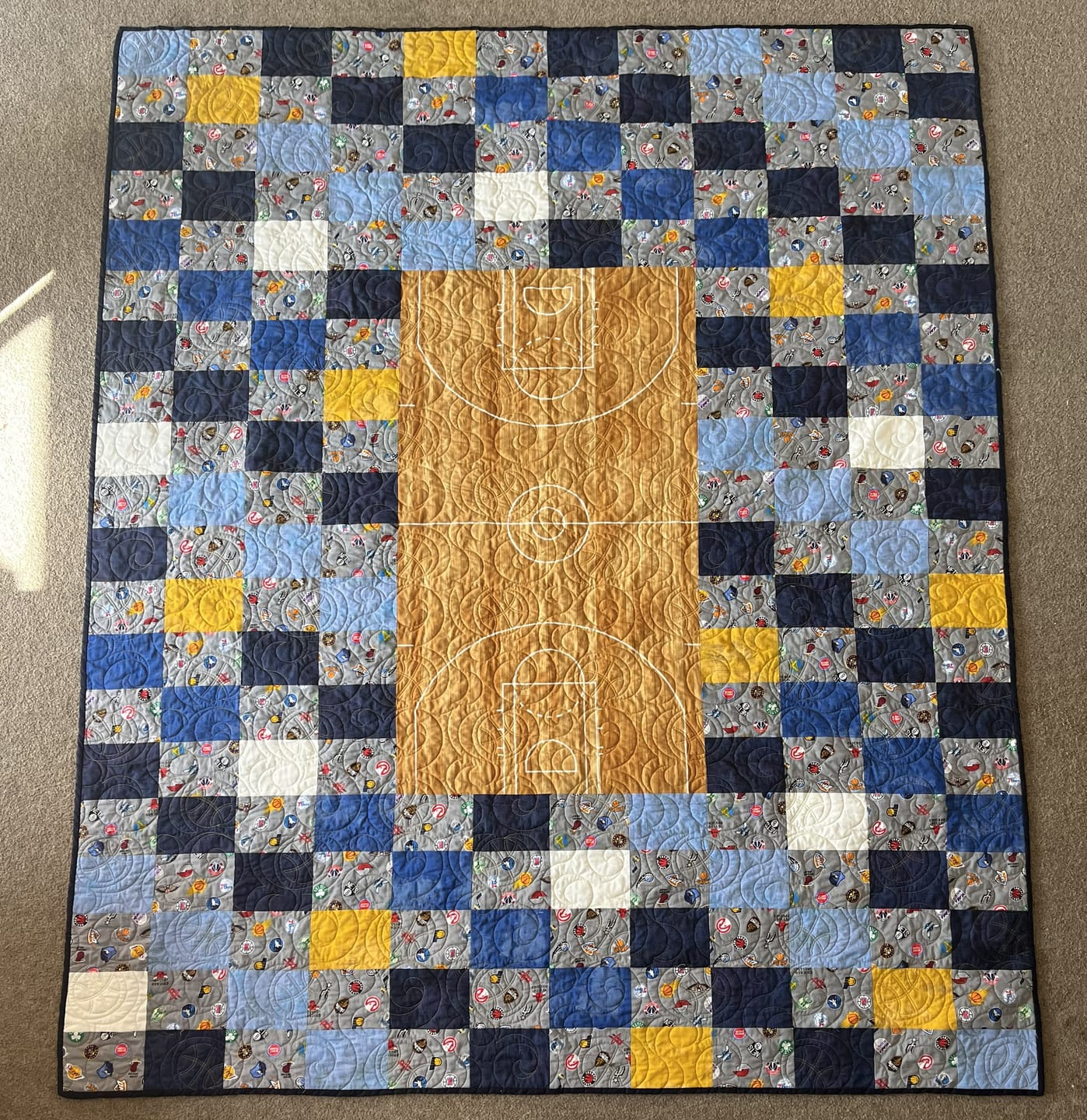 Customer photo review of Moda Grunge - Heritage Blue