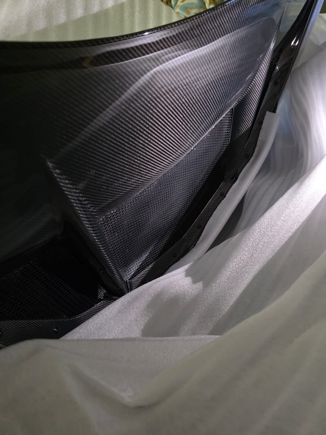 Customer photo review of Corvette C8 ZR1 Front Bumper Vented Extractor Hood