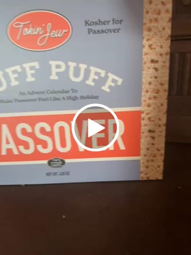 Customer video review of Puff Puff Passover Advent Calendar