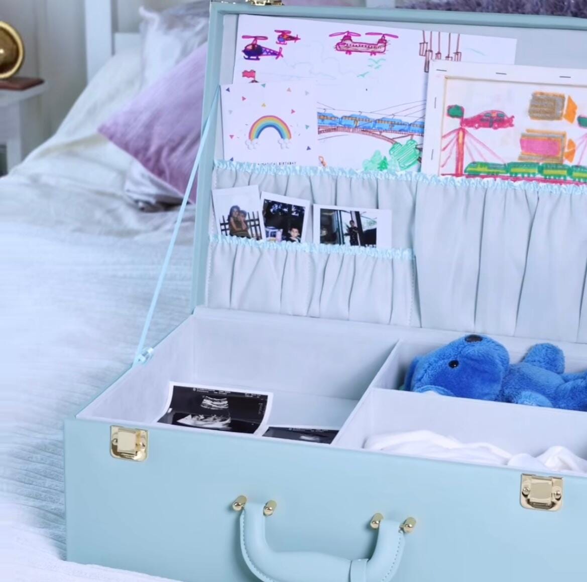 Customer photo review of Large Memory Keepsake Box