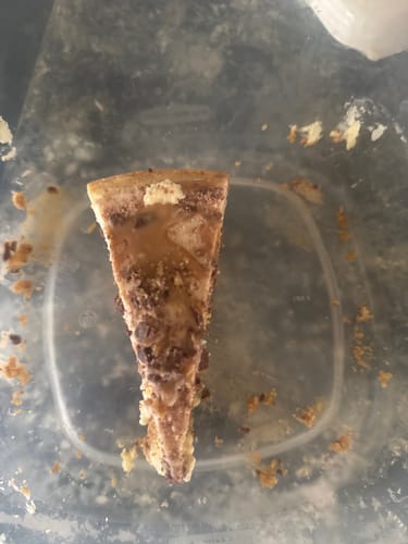 Customer photo review of Salted Caramel Cheesecake