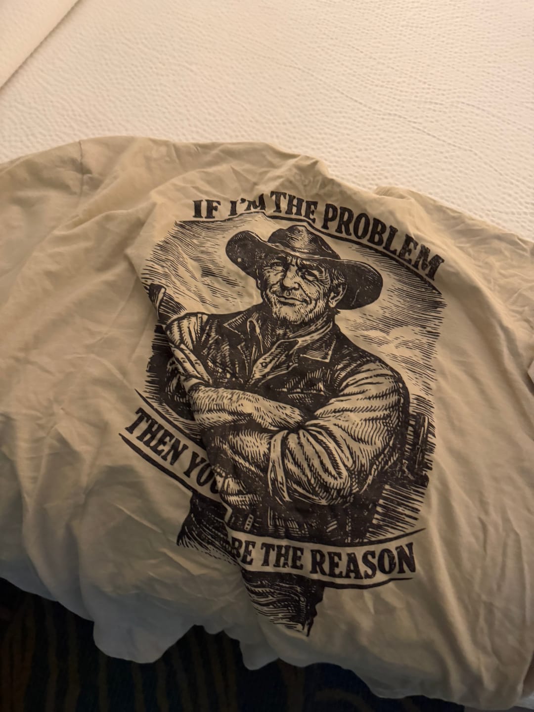 Customer photo review of Problem Tee