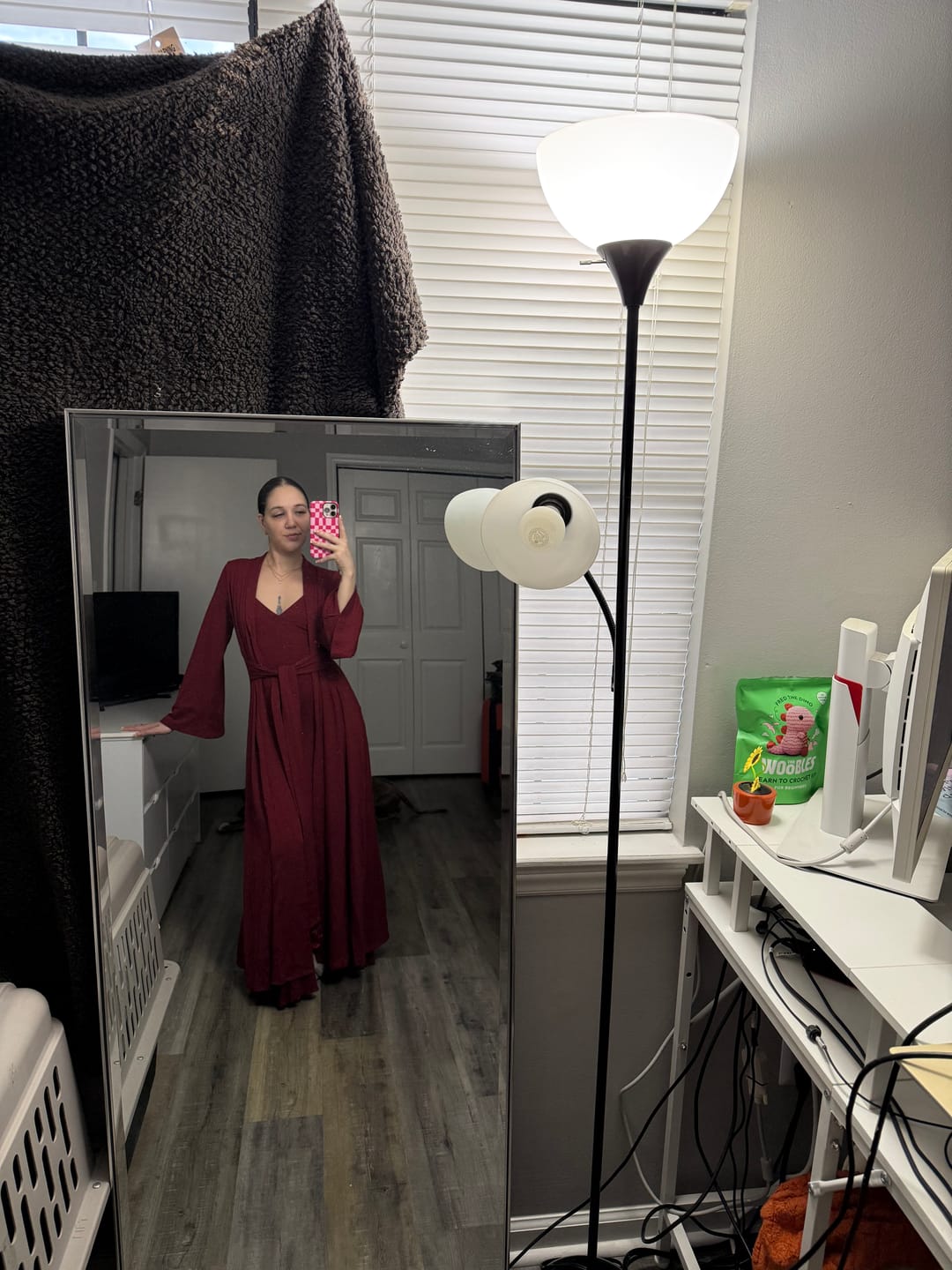 Customer photo review of The House Gown-Plum