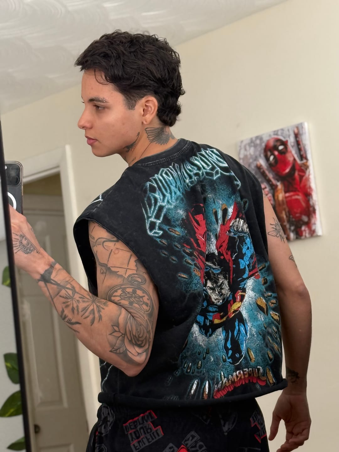 Customer photo review of 3004 - Superman Cut-Offs