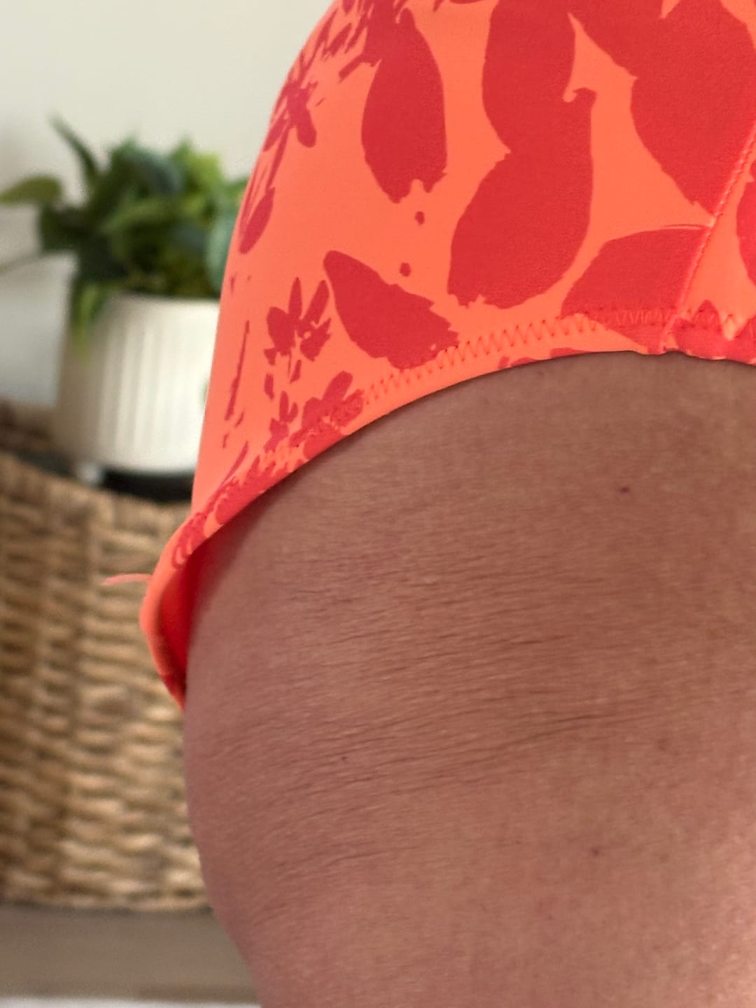 Customer photo review of High Rise Swimsuit Bottoms - Citrus Bloom