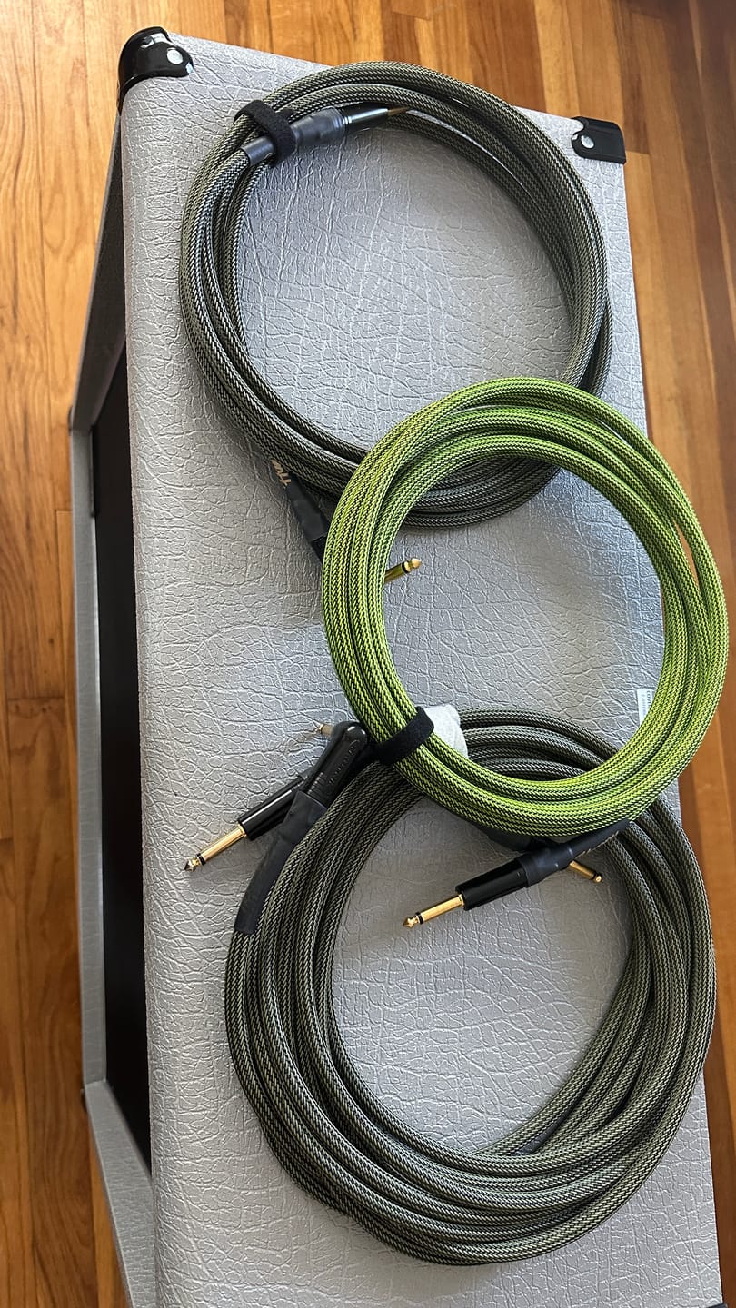 Customer photo review of The Elite Instrument Cable - Black Sage