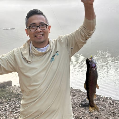 Customer photo review of UPF 50+ Long Sleeve Shirt with Hood and Facemask