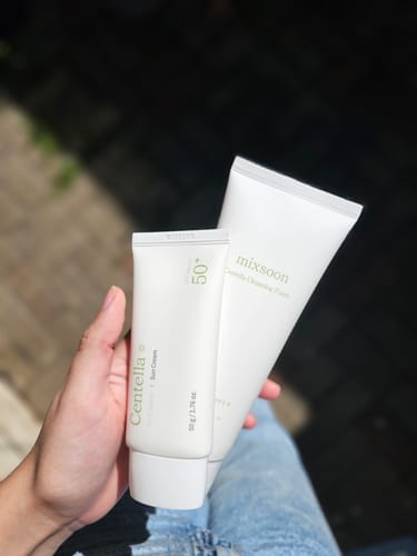 Customer photo review of Centella Cleansing Foam