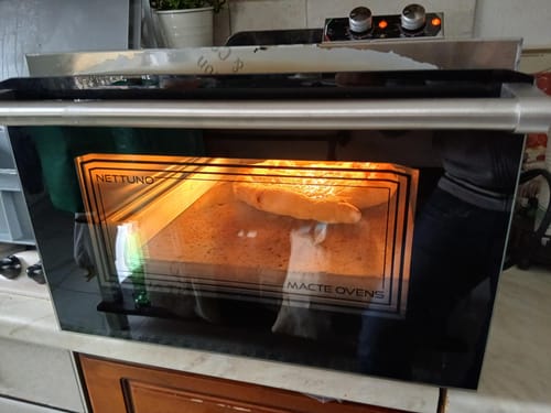 Customer photo review of Macte Ovens Nettuno | Forno elettrico per pizza e pane