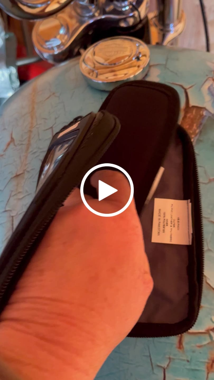 Customer video review of Viking Magnetic Harley Davidson Motorcycle Tank Bag