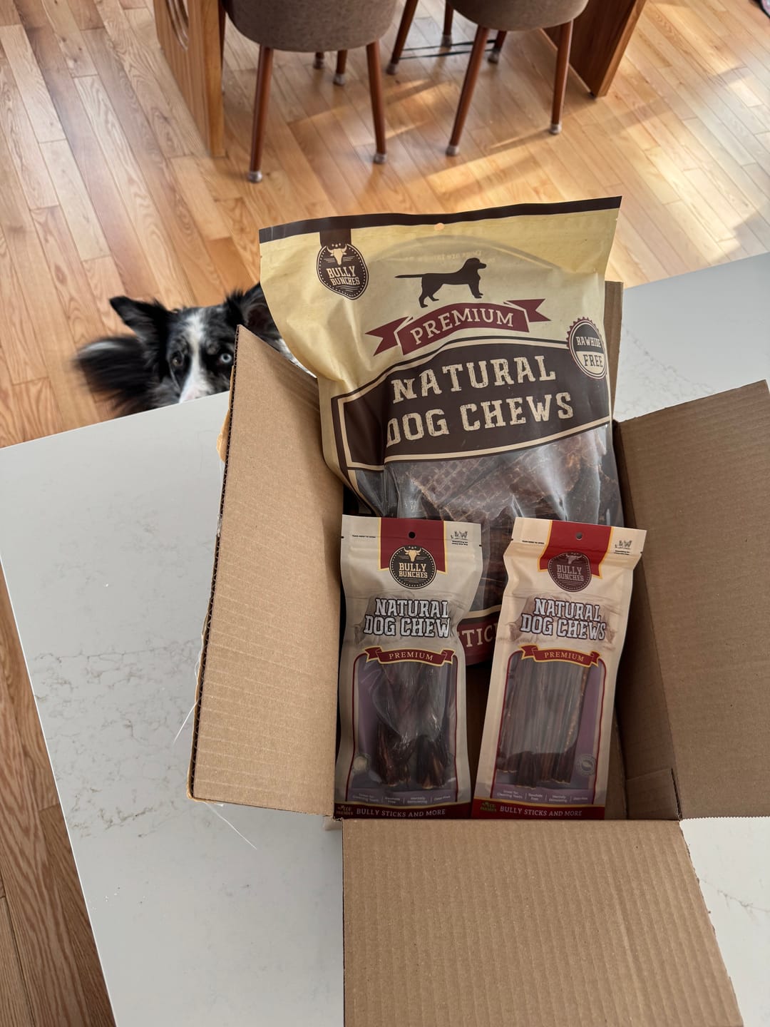 Customer photo review of 6 Inch Beef Jerky Strip