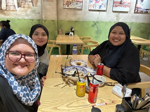 Customer photo review of Monogram Square (Navy Blue)