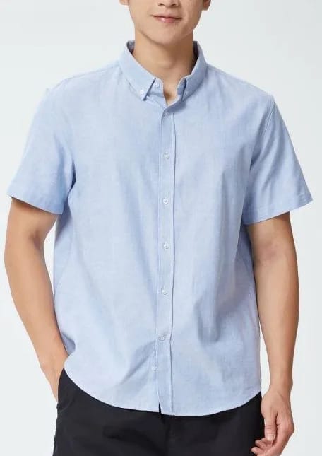 Customer photo review of Striped Collar Piqué Polo – Slim Fit