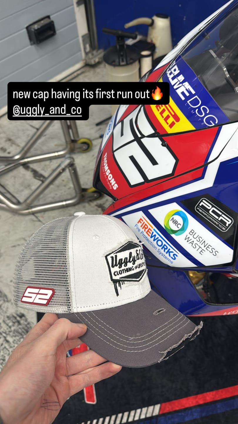 Customer photo review of Grey & White Diamond Trucker Hat