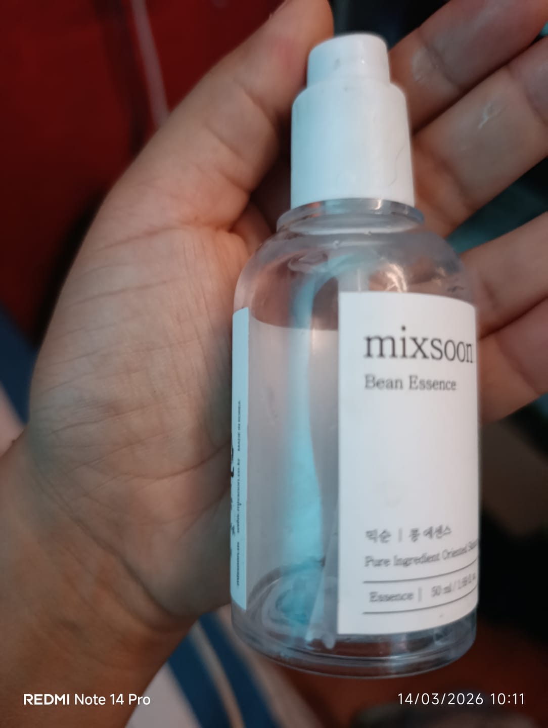 Customer photo review of Bean Essence