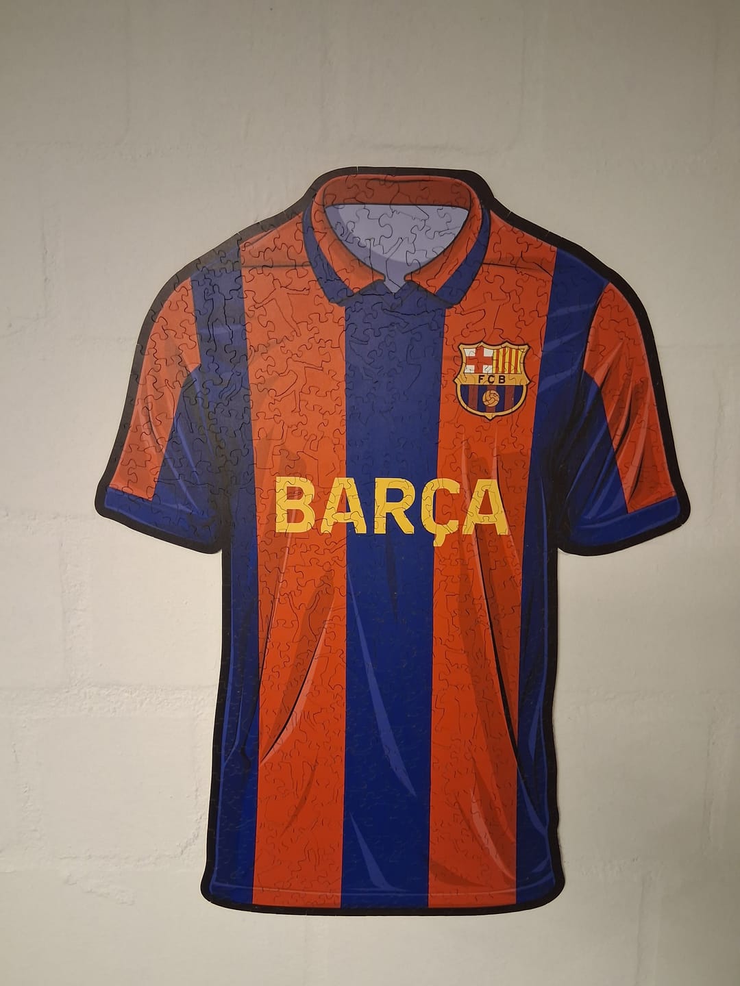 Customer photo review of FC Barcelona® Jersey - Holzpuzzle
