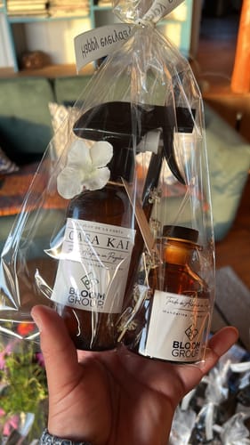 Customer photo review of Mikado 90 ml difusor vidrio ámbar con tap varillas n.