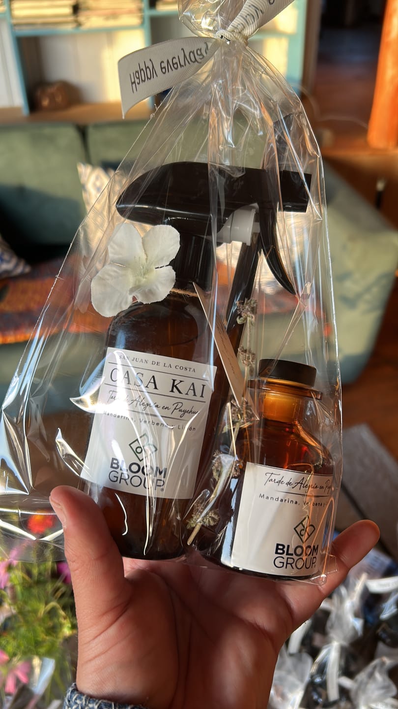 Customer photo review of Mikado 90 ml difusor vidrio ámbar con tap varillas n.