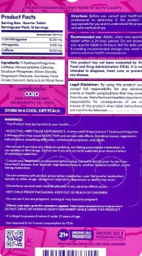 Customer photo review of Dozo PERKS  7-OH | 4ct (400mg per pack)