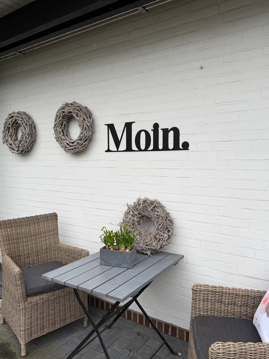 Customer photo review of 3D Schriftzug „Moin"