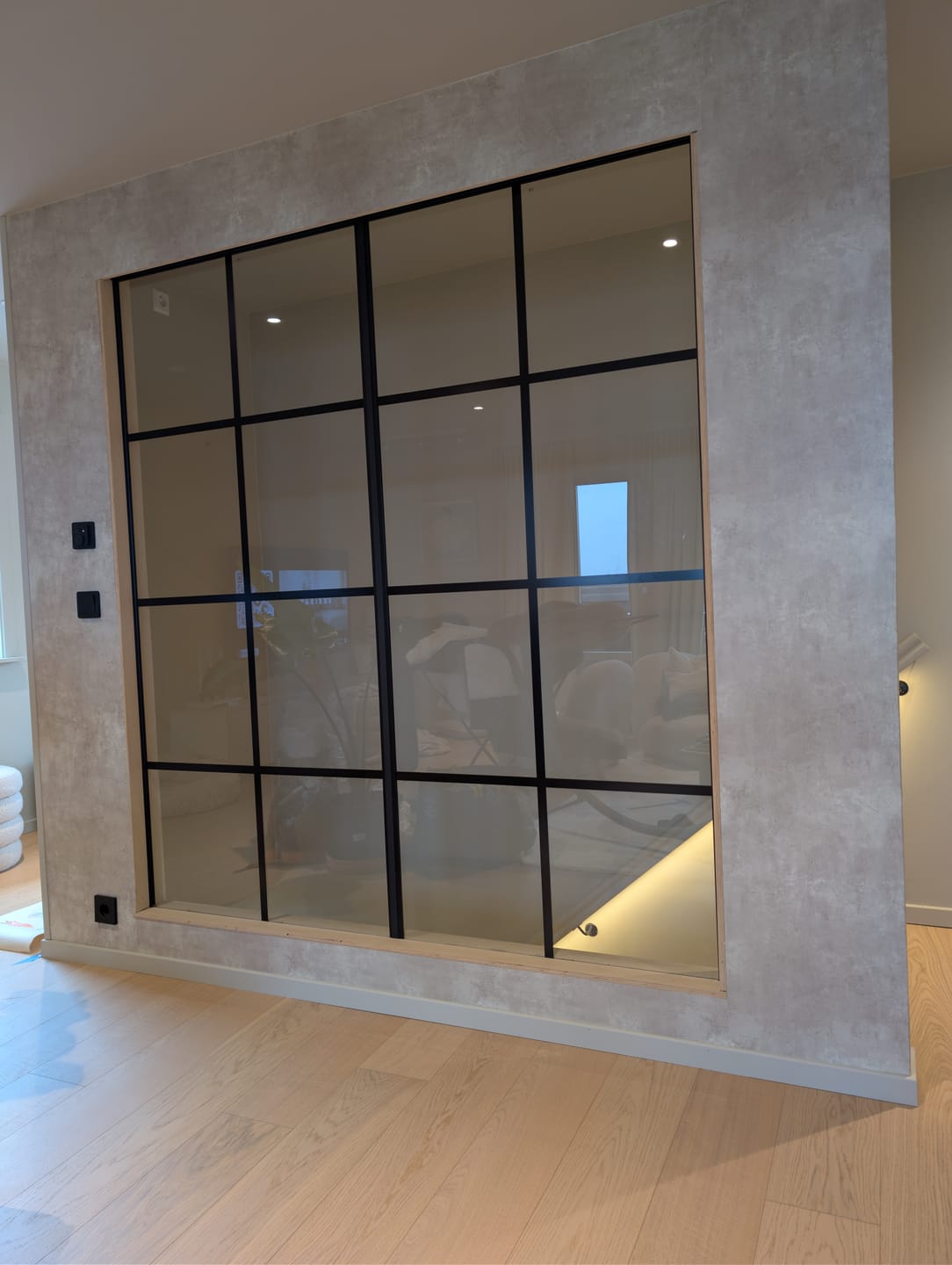Customer photo review of Premium Limewash beige kontaktplast