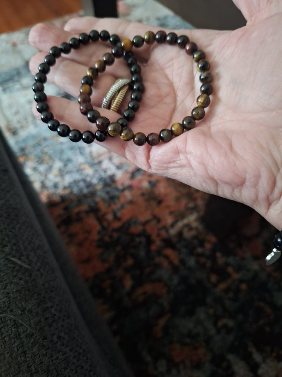 Customer photo review of Pulsera Turmalina Negra - 6mm || Protección - Limpieza