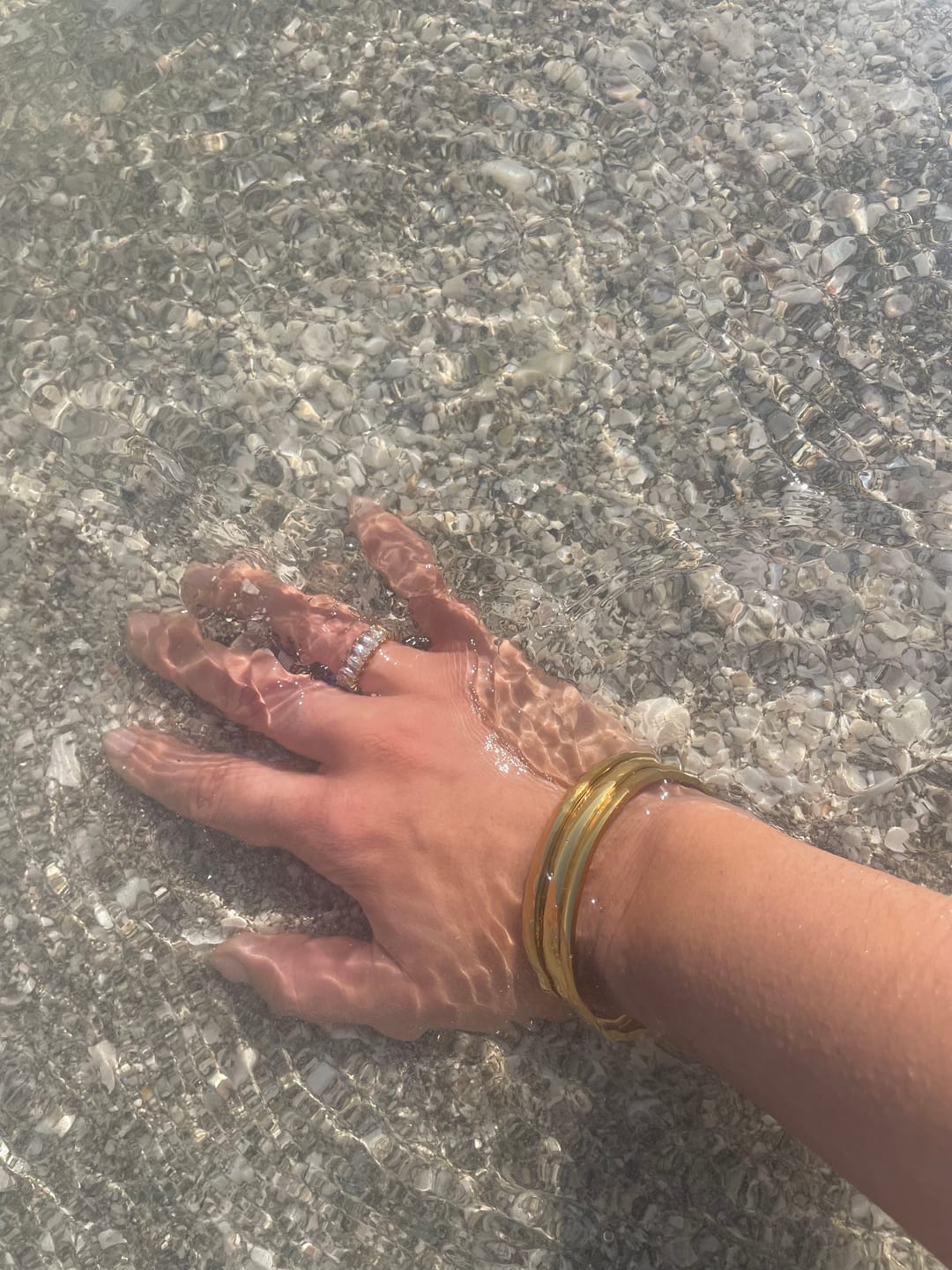 Customer photo review of Marbella Cuff Bracelet