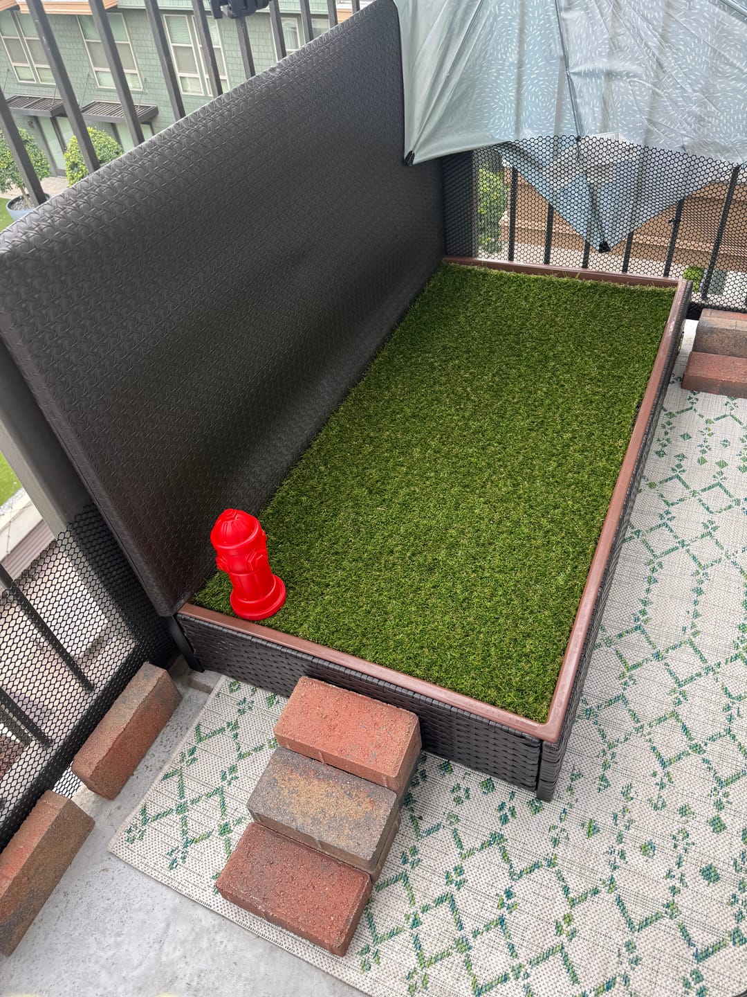 Customer photo review of Porch Potty STANDARD