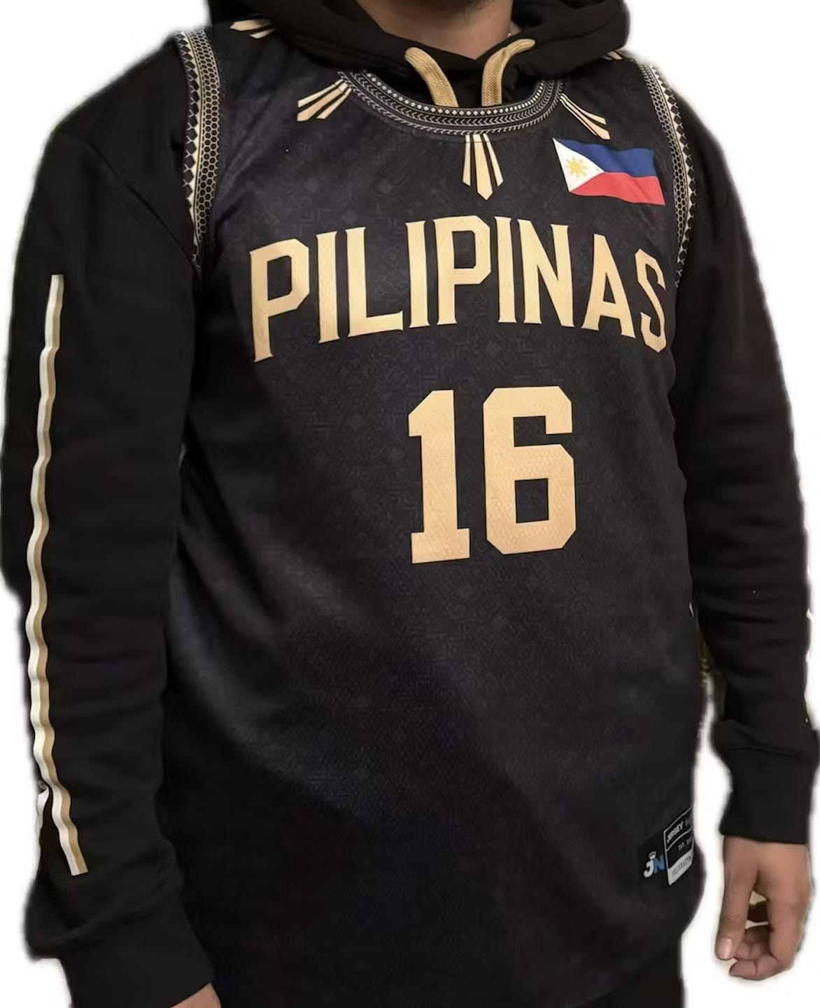 Customer photo review of Philippines 'Luzviminda' Custom Basketball Jersey