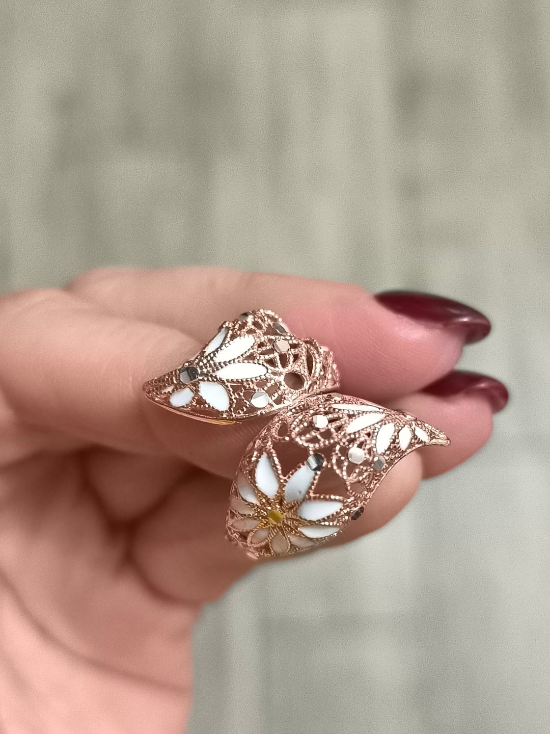 Customer photo review of ANELLO DONNA REGOLABILE FILIGRANA ARGENTO 925