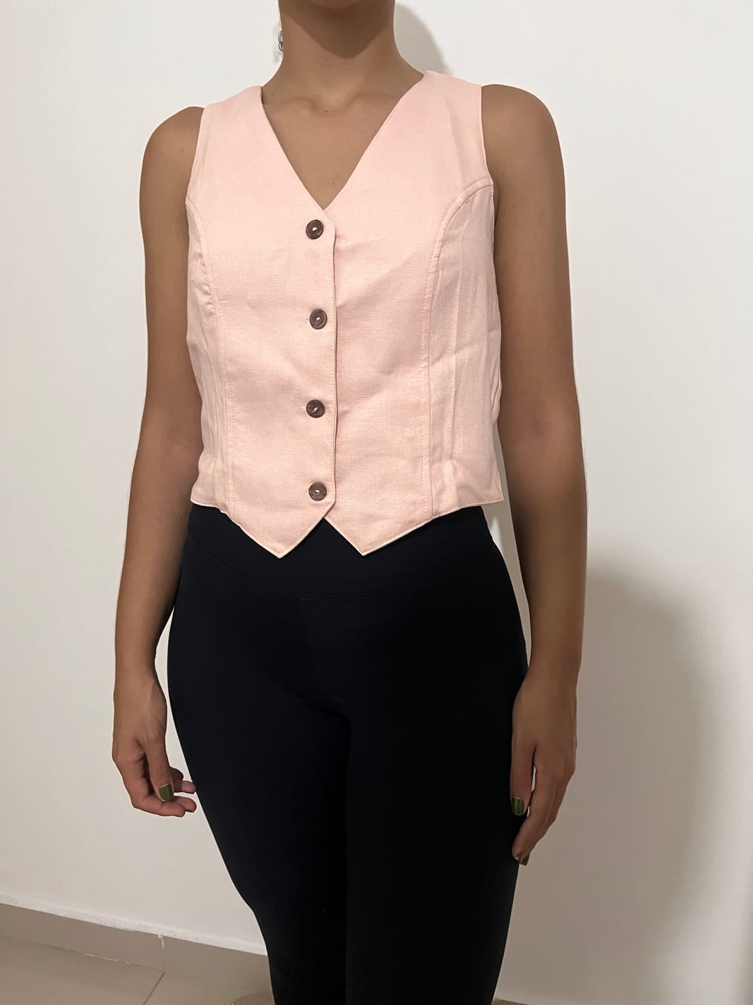 Customer photo review of Colete Calêndula Rosa Claro