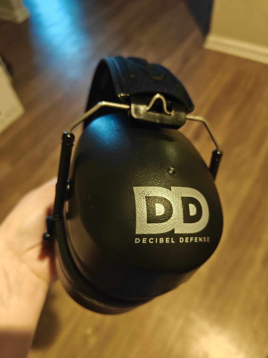 Customer photo review of Decibel Defense Safety Earmuffs