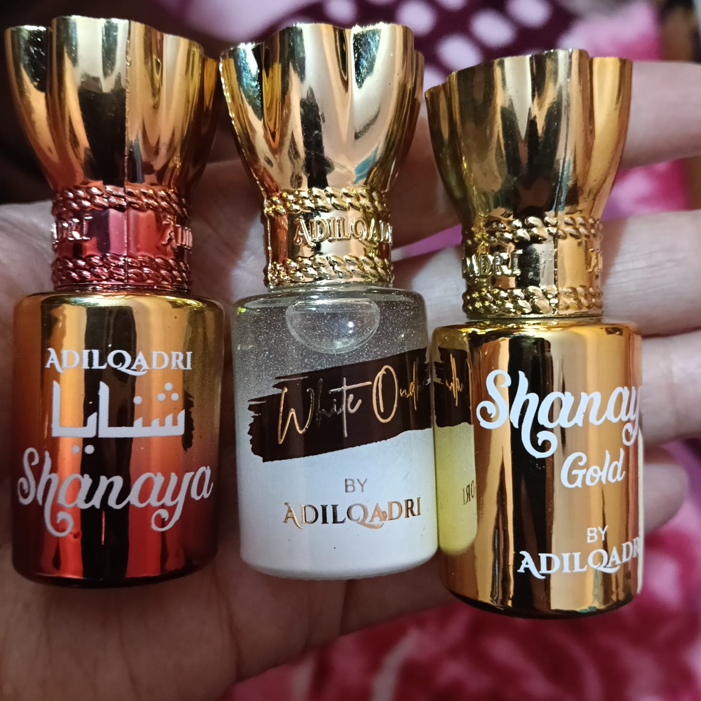 Customer photo review of Shanaya Gold Luxury Gourmand Attar Perfume