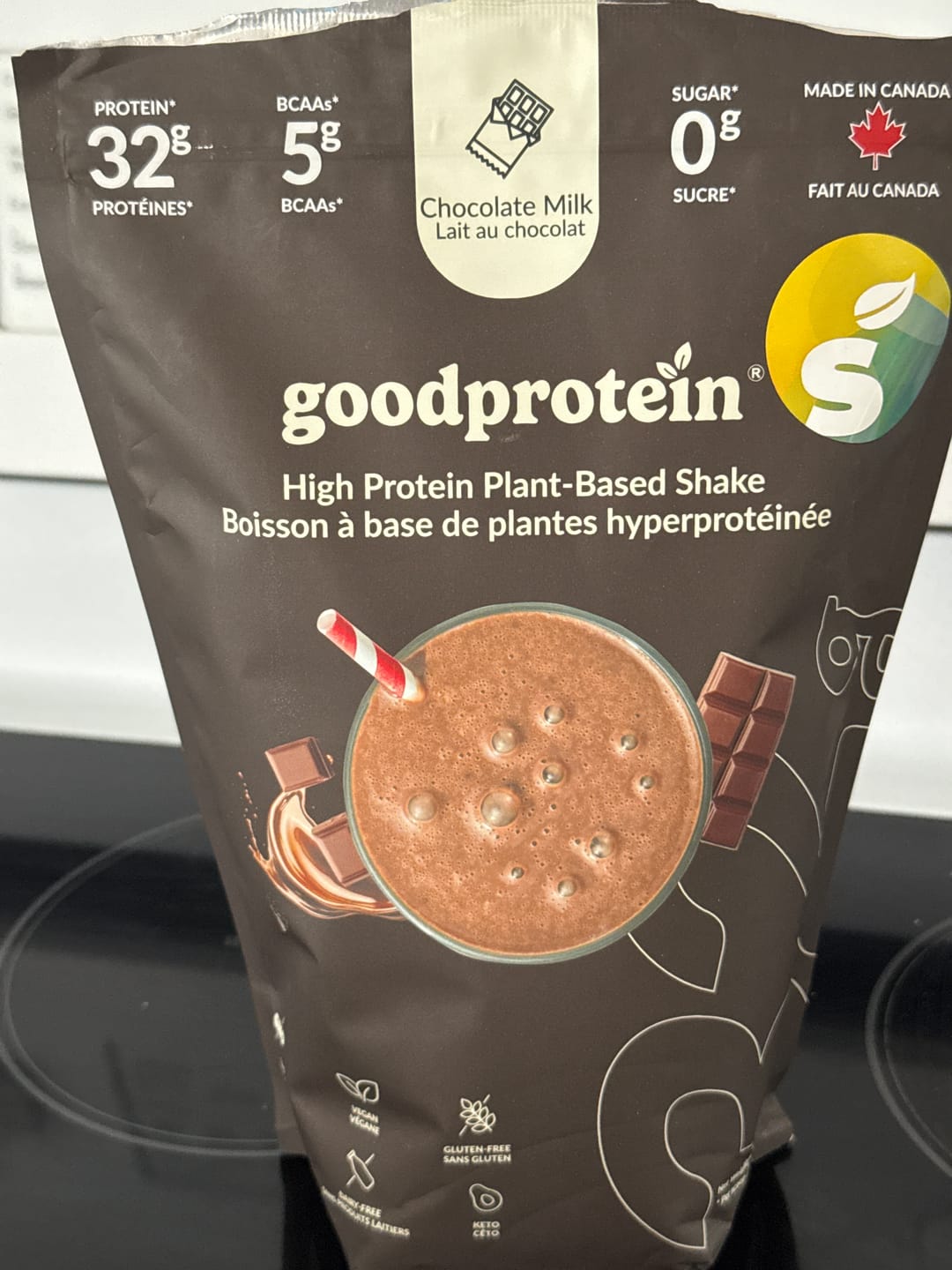 Customer photo review of Good Protein - Boisson hyperprotéinée à base de plantes - 470g