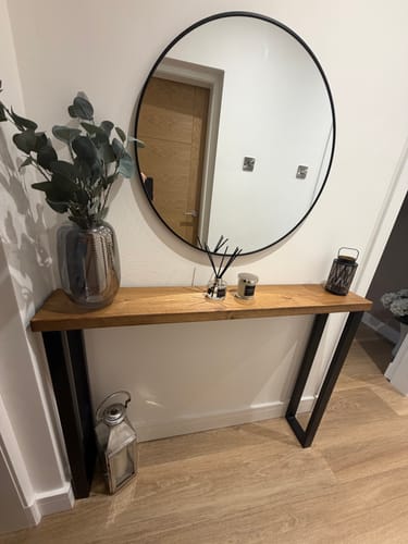 Customer photo review of Rustic Console Table  | 20cm Depth