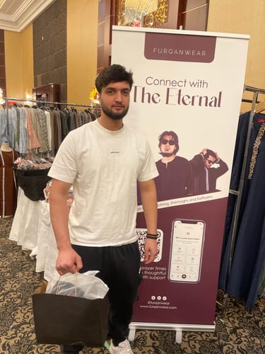 Customer photo review of Emirati Thobe Embroidered - Black