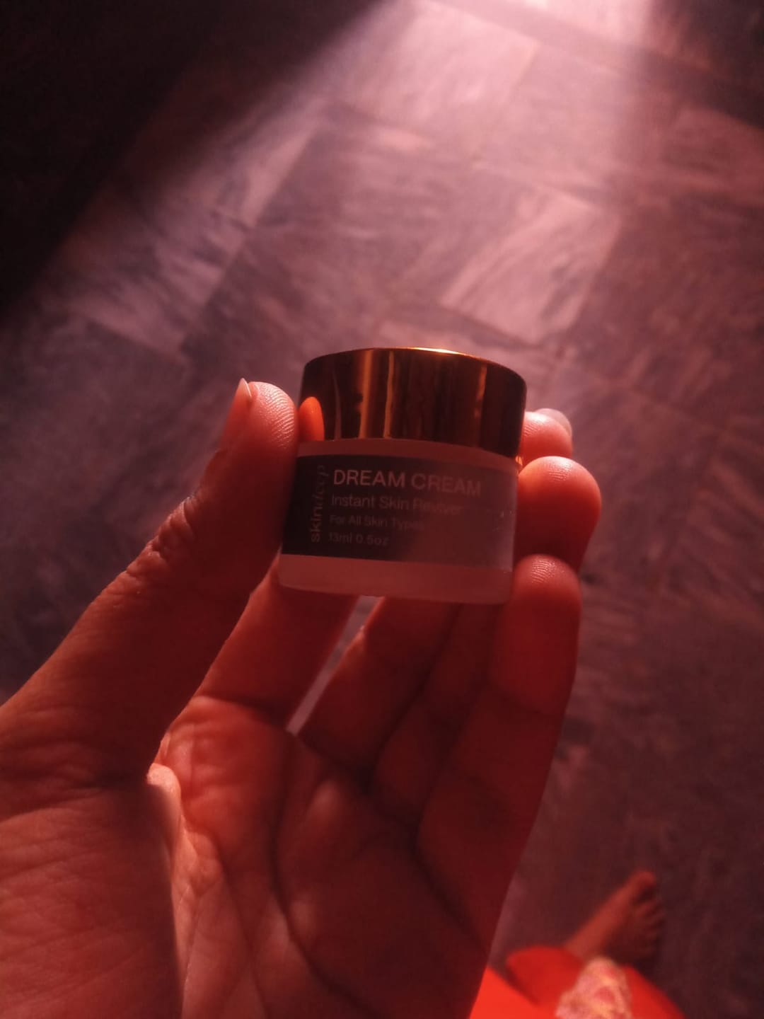 Customer photo review of DREAM CREAM - Instant Skin Reviver